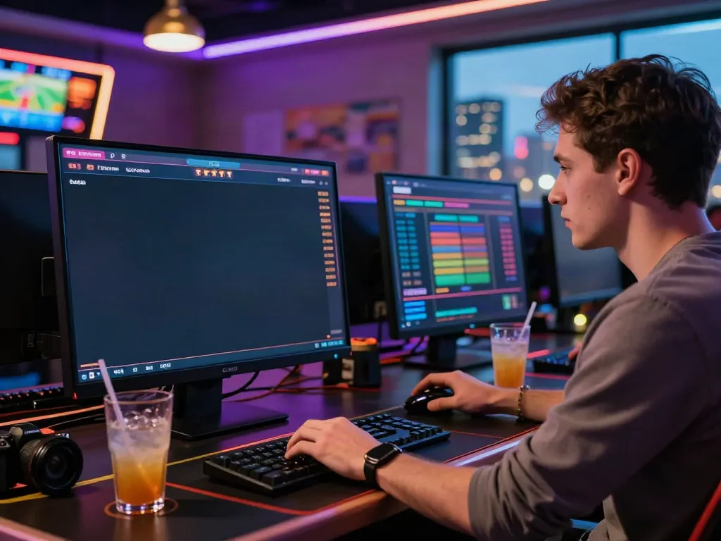 Engaged user at nhà cái five88 online casino, focused on betting interface.