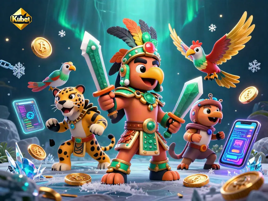 Kubet offers thrilling online gambling experiences with vibrant characters and dynamic crypto elements.