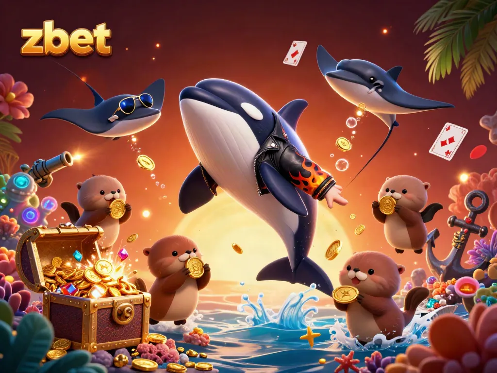 Join the zbet adventure with vibrant characters and energetic gaming elements in this dynamic scene.