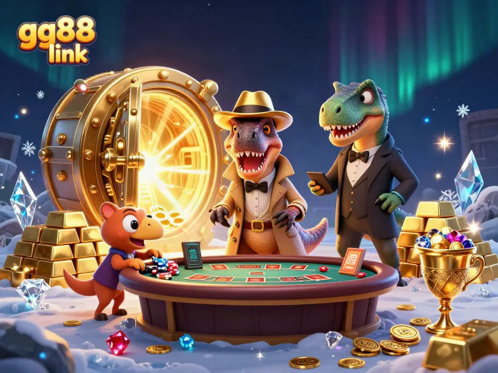 Experience the thrills of gambling with gg88 link, featuring vibrant characters and dynamic casino elements.
