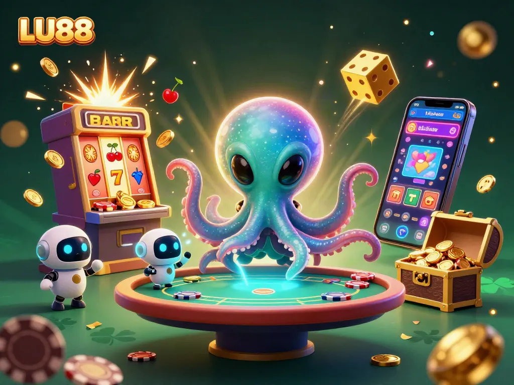 Experience exciting gameplay at LU88 with an alien octopus and jackpot wins!