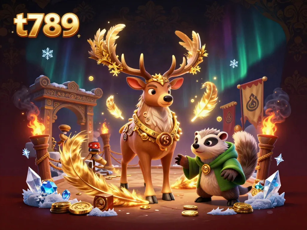 Experience thrilling gameplay at t789 casino with a vibrant Celtic druid and dynamic gaming elements.