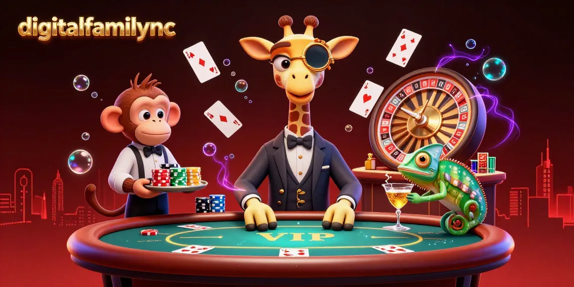 Engage with digitalfamilyinc's elite betting experience featuring a giraffe and casino elements.