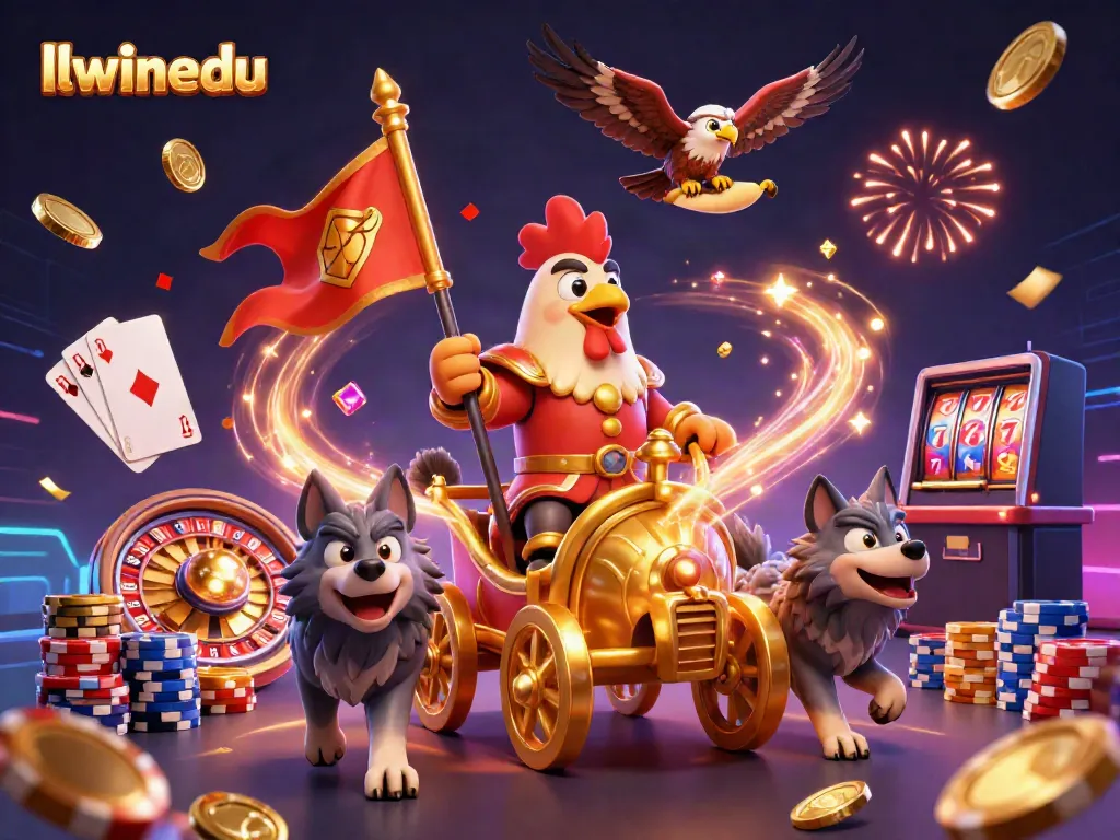 Experience an exciting gaming adventure with llwinedu featuring a rooster warlord in action.