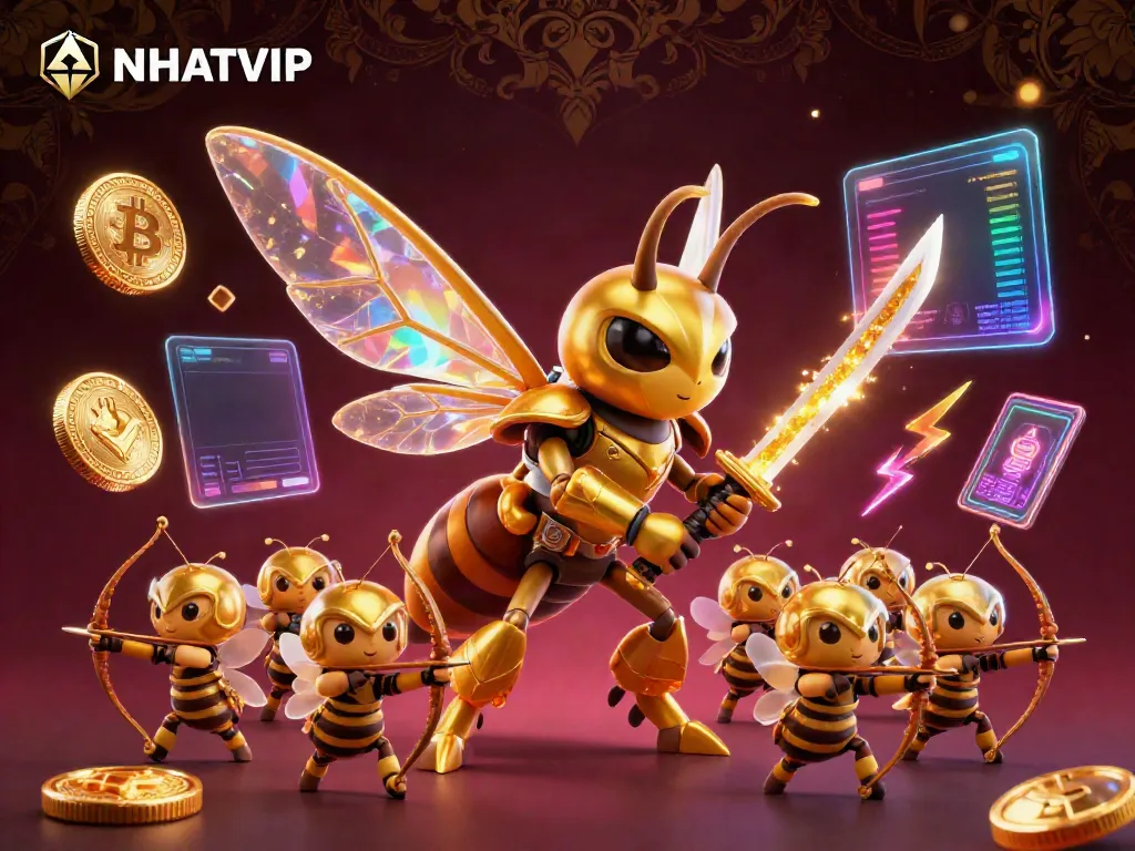 NHAIVIP showcases a vibrant 3D casino scene with dynamic gaming elements and characters.